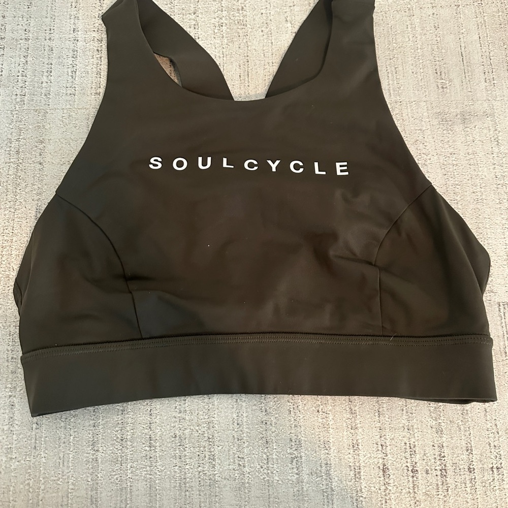 SoulCycle Women's Sleek Black Sports Bra